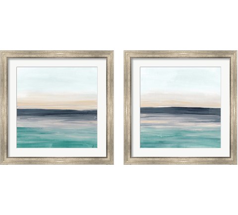 Sea Rise 2 Piece Framed Art Print Set by June Erica Vess