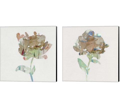 Modern Bloom 2 Piece Canvas Print Set by Stellar Design Studio