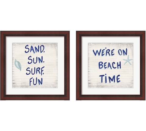 Beach Time 2 Piece Framed Art Print Set by James Wiens
