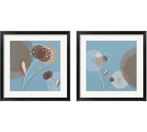 Blue Breeze 2 Piece Framed Art Print Set by Christina Mitchell