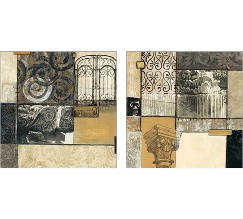 Classical Ruins 2 Piece Art Print Set by Connie Tunick