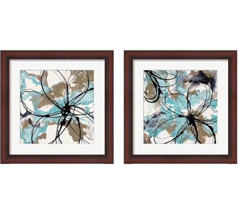 Free Flow 2 Piece Framed Art Print Set by Natasha Barnes