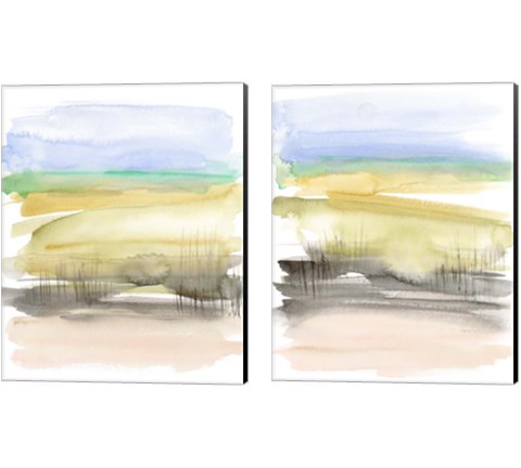Grassy Marsh 2 Piece Canvas Print Set by Jennifer Goldberger