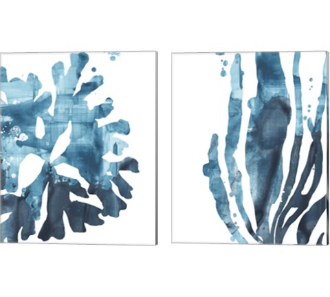 Inkwash Kelp 2 Piece Canvas Print Set by June Erica Vess