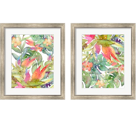 Tropical Watercolor 2 Piece Framed Art Print Set by Tamara Robinson