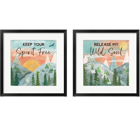 Woodland Forest 2 Piece Framed Art Print Set by Veronique Charron