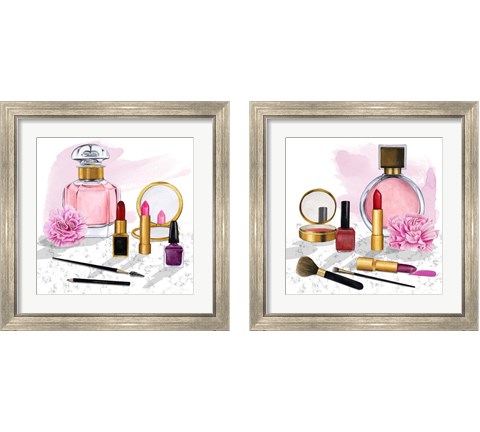 Makeup Counter 2 Piece Framed Art Print Set by Grace Popp