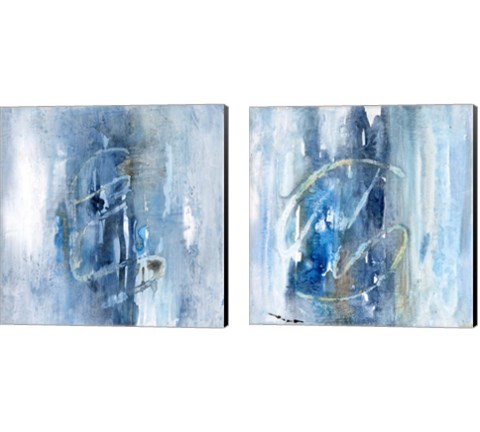 Circle of Love & Cool 2 Piece Canvas Print Set by Joyce Combs
