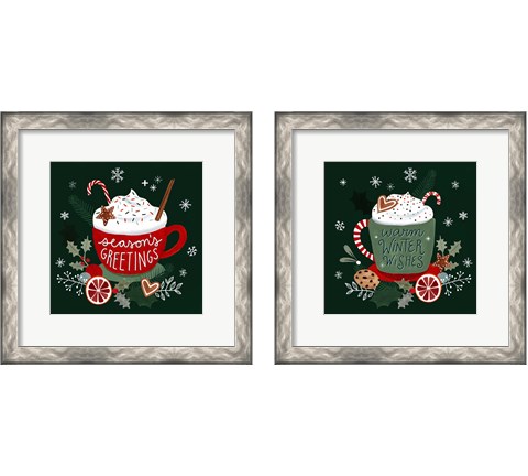 Christmas Comforts 2 Piece Framed Art Print Set by Victoria Borges