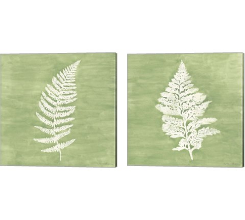 Forest Ferns 2 Piece Canvas Print Set by Vanna Lam