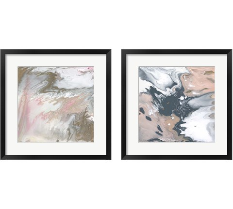 Pastel Illusion 2 Piece Framed Art Print Set by Studio W