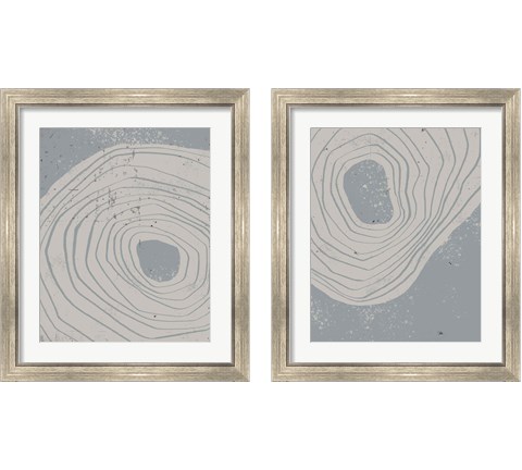 Lithic Loop 2 Piece Framed Art Print Set by Jacob Green
