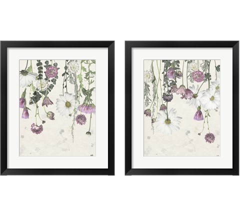Flower Veil 2 Piece Framed Art Print Set by Grace Popp