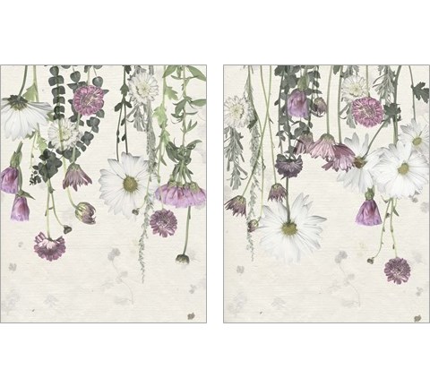 Flower Veil 2 Piece Art Print Set by Grace Popp