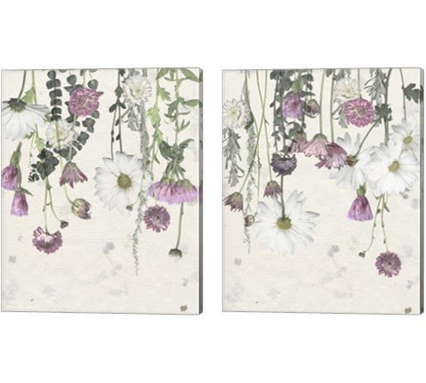 Flower Veil 2 Piece Canvas Print Set by Grace Popp