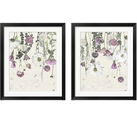 Flower Veil 2 Piece Framed Art Print Set by Grace Popp