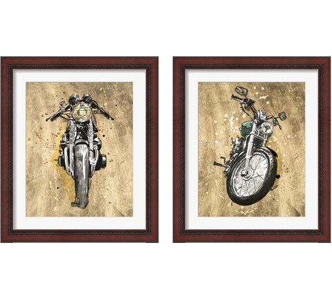 Metallic Rider 2 Piece Framed Art Print Set by Annie Warren