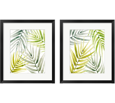 Shady Palm 2 Piece Framed Art Print Set by Annie Warren