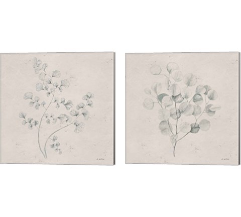 Soft Summer Sketches 2 Piece Canvas Print Set by James Wiens