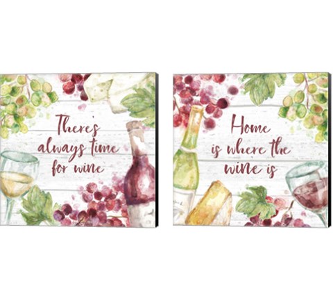 Sweet Vines 2 Piece Canvas Print Set by Mary Urban