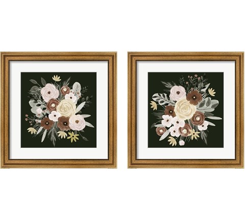 Earthy Bouquet 2 Piece Framed Art Print Set by Victoria Borges