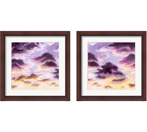 Sunset Haze 2 Piece Framed Art Print Set by Grace Popp