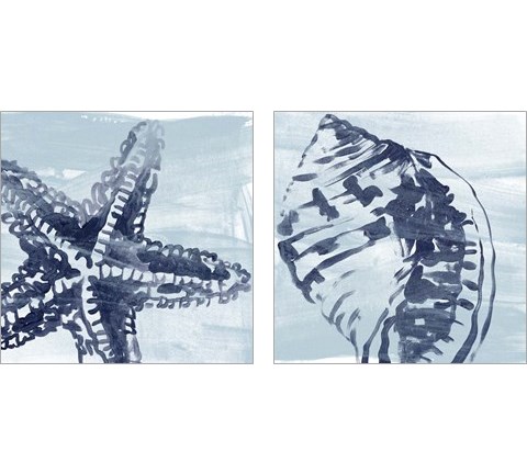 Ocean Study 2 Piece Art Print Set by June Erica Vess