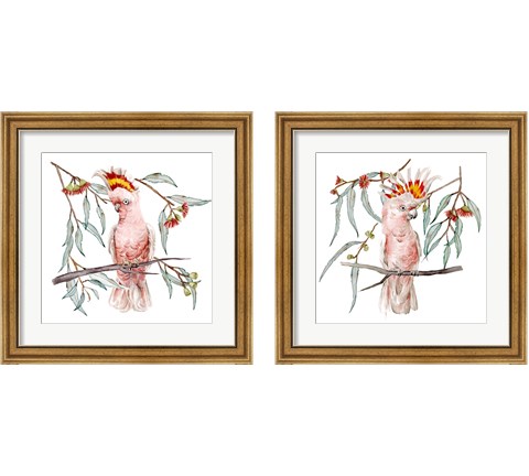 Pink Cockatoo 2 Piece Framed Art Print Set by Melissa Wang