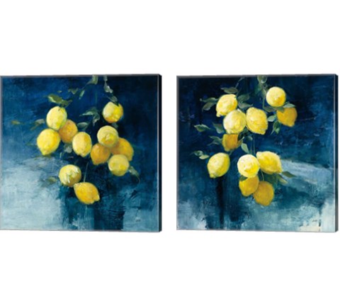 Lemon Grove 2 Piece Canvas Print Set by Julia Purinton