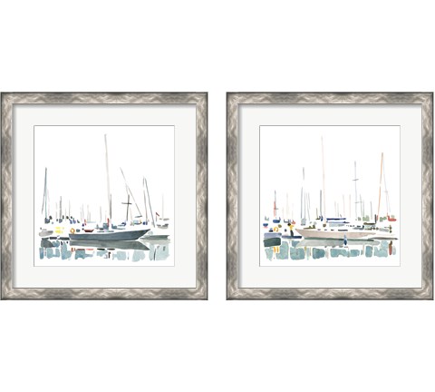 Sailboat Scenery 2 Piece Framed Art Print Set by Emma Caroline