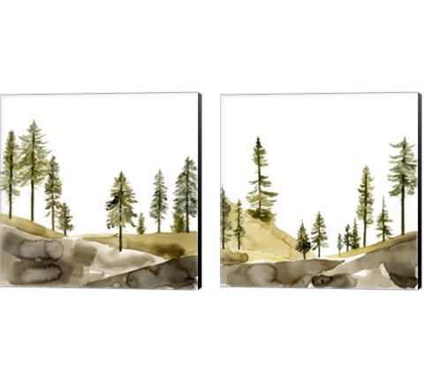 Pine Hill 2 Piece Canvas Print Set by Jacob Green