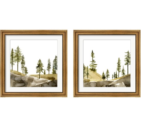 Pine Hill 2 Piece Framed Art Print Set by Jacob Green