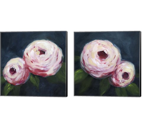 Ethereal Blooms 2 Piece Canvas Print Set by Grace Popp