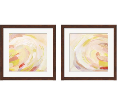 Sunburst Blossom 2 Piece Framed Art Print Set by Grace Popp