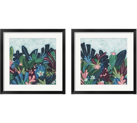 Tropic Vista 2 Piece Framed Art Print Set by June Erica Vess