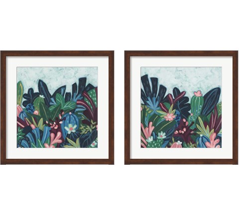 Tropic Vista 2 Piece Framed Art Print Set by June Erica Vess