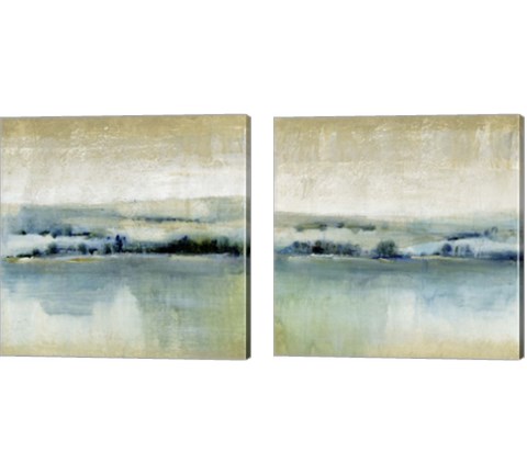 Distant Shoreline 2 Piece Canvas Print Set by Timothy O'Toole