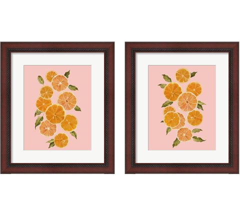 Spring Citrus 2 Piece Framed Art Print Set by Emma Caroline