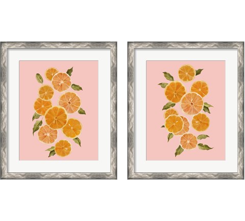 Spring Citrus 2 Piece Framed Art Print Set by Emma Caroline