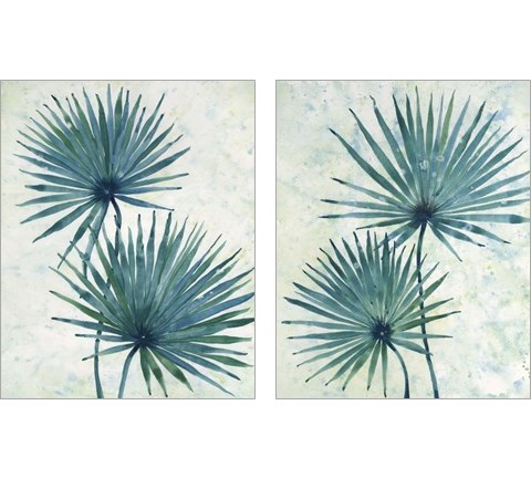 Palm Leaves 2 Piece Art Print Set by Timothy O'Toole