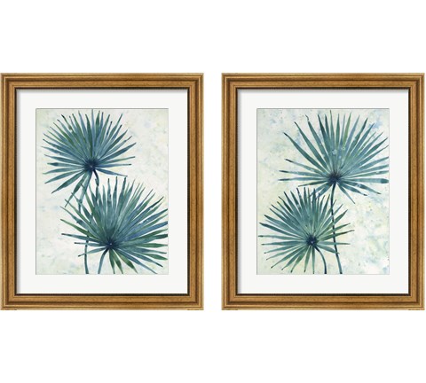 Palm Leaves 2 Piece Framed Art Print Set by Timothy O'Toole