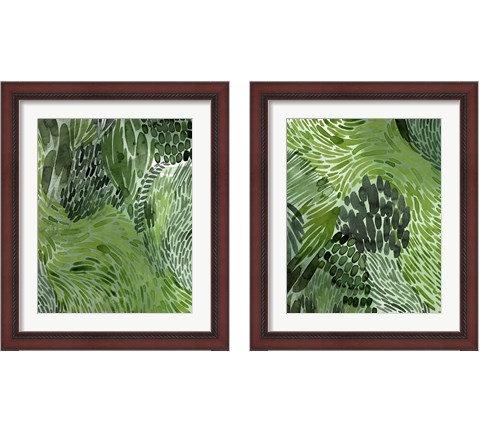 Upright Greenery 2 Piece Framed Art Print Set by Grace Popp