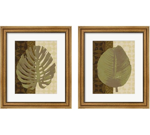 Tropical Leaf 2 Piece Framed Art Print Set by Alonzo Saunders