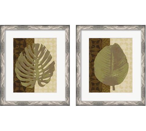 Tropical Leaf 2 Piece Framed Art Print Set by Alonzo Saunders