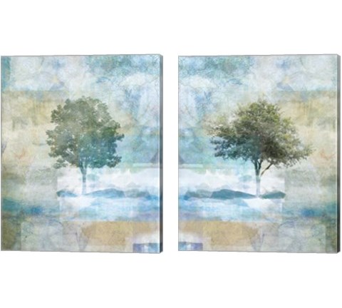 Tree Abstract 2 Piece Canvas Print Set by JMB Designs