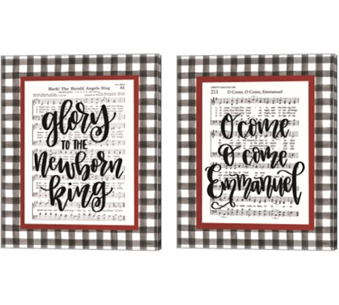 Christmas Carol 2 Piece Canvas Print Set by Imperfect Dust