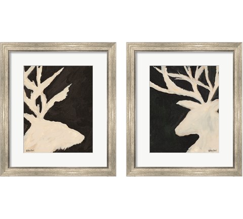 Deer & Elk 2 Piece Framed Art Print Set by Roey Ebert