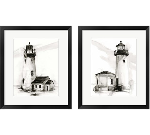 Lighthouse Study 2 Piece Framed Art Print Set by Ethan Harper