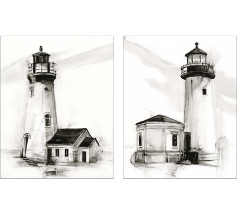 Lighthouse Study 2 Piece Art Print Set by Ethan Harper
