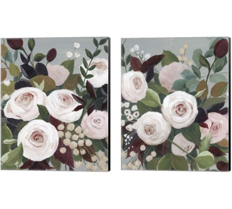 Bohemian Blooms 2 Piece Canvas Print Set by Grace Popp